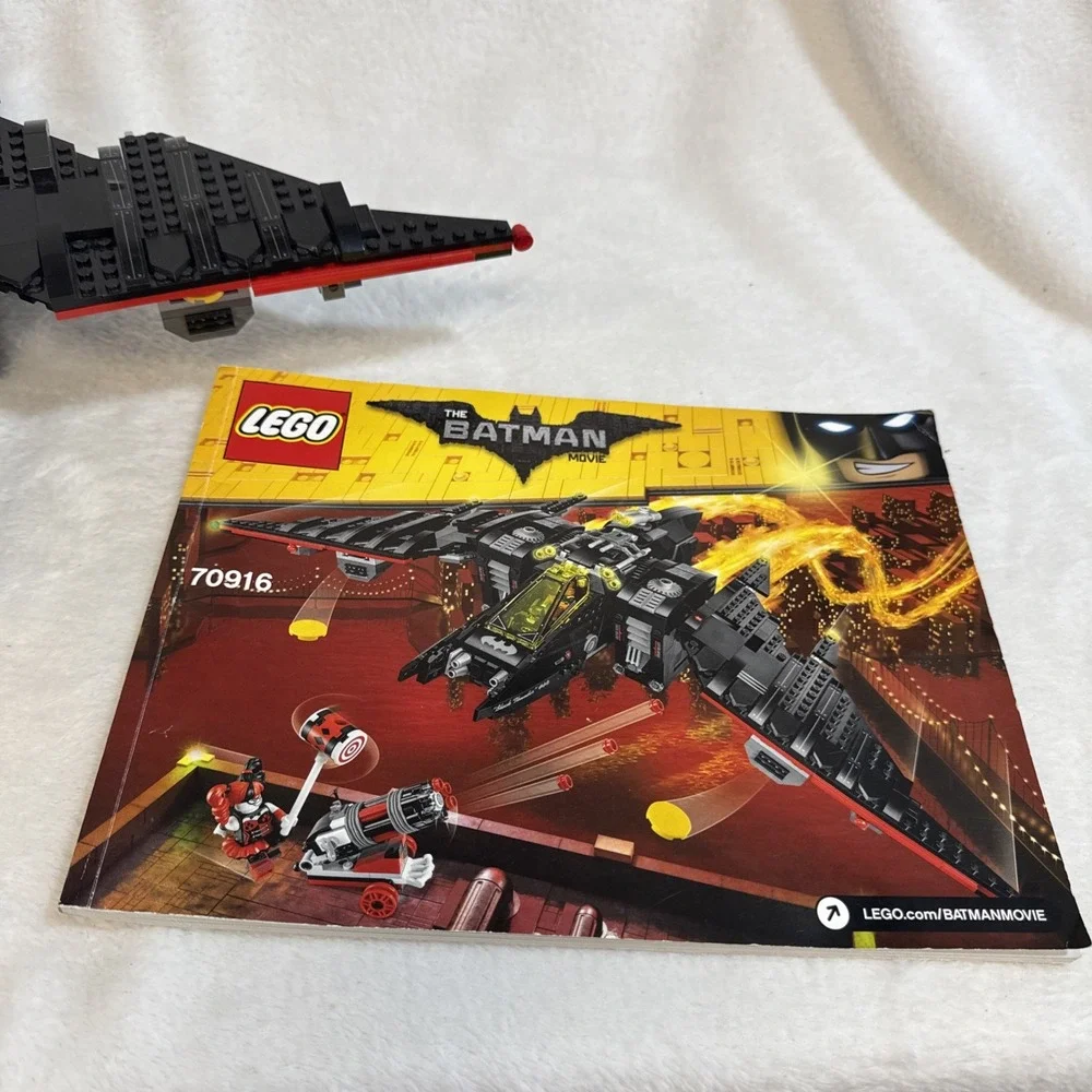 LEGO Batman Movie Batwing 70916 Batman Robin Minifigures Car Instructions